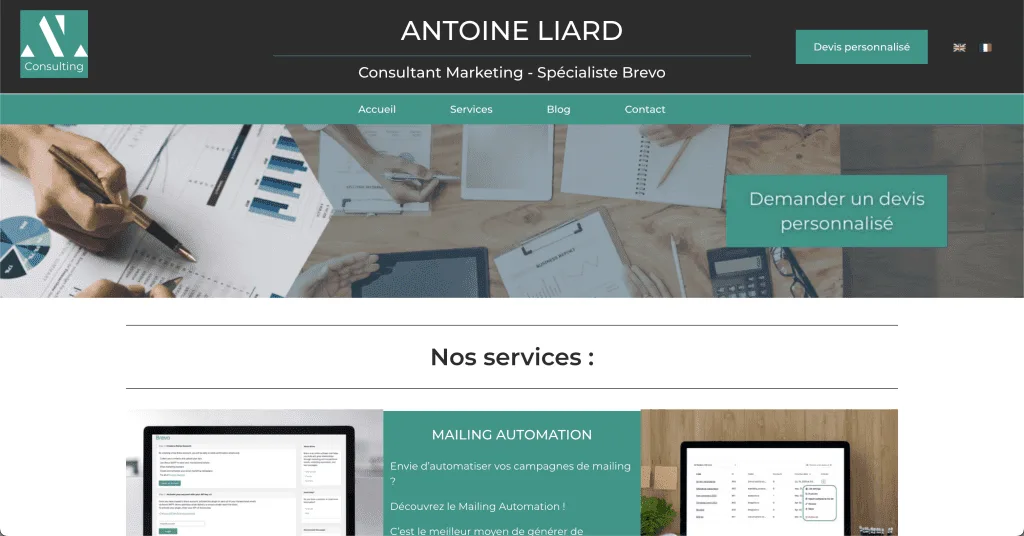 Website Antoine Liard — built by Agence Zen