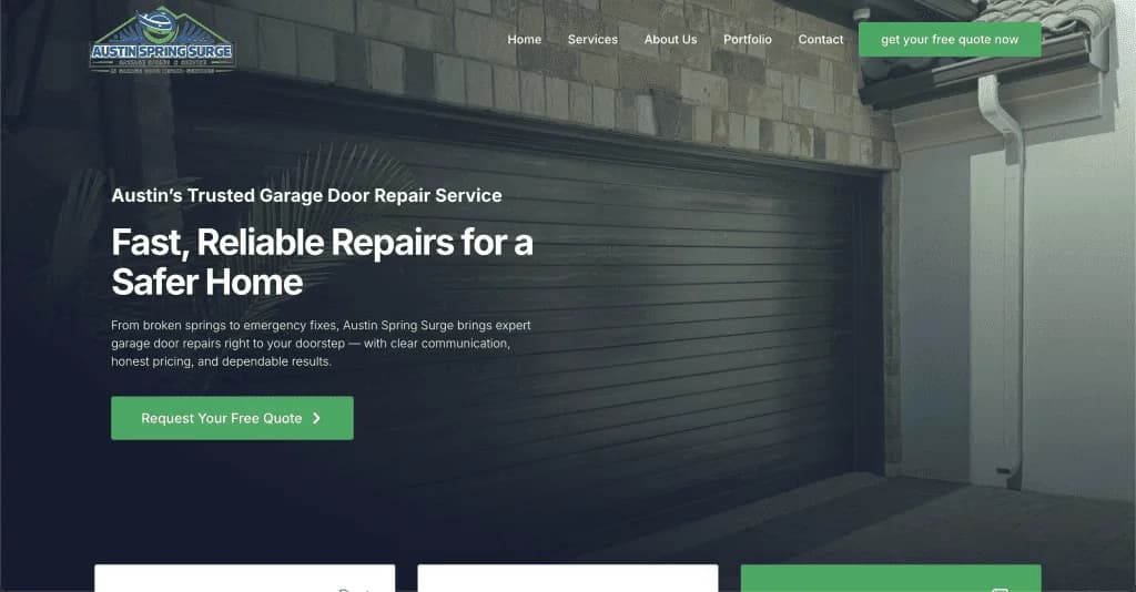 Website Austin Spring Surge LLC — built by Agence Zen