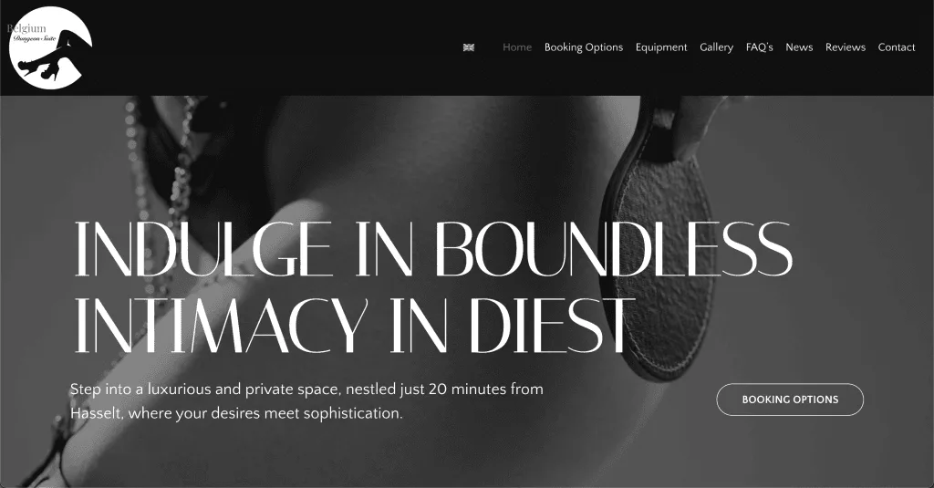 Website Belgium Dungeon Suite — built by Agence Zen