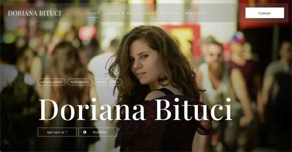 Website Doriana Bituci — built by Agence Zen