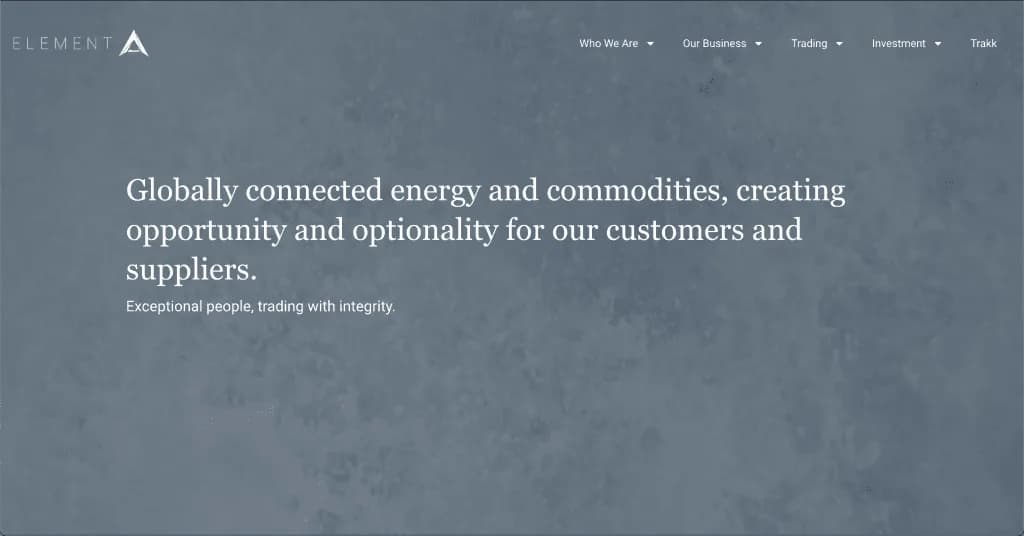 Site internet Element Alpha — réalisé par Agence Zen