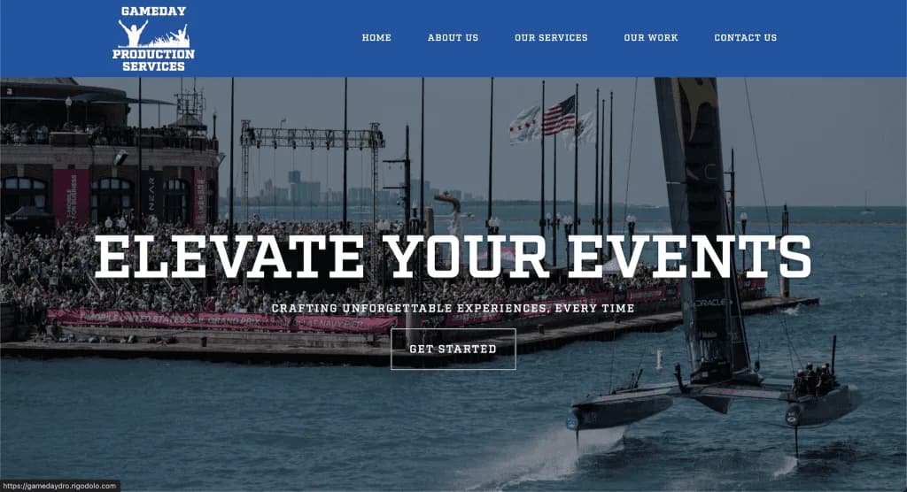 Website Gameday PS — built by Agence Zen