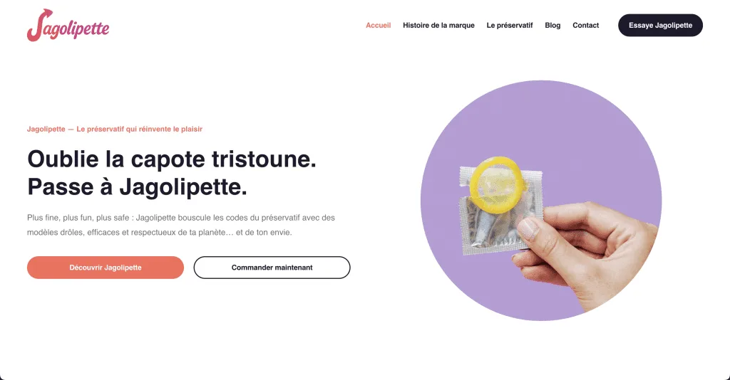 Site internet Jagoli Safe — réalisé par Agence Zen