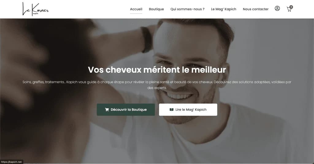 Website Kapich — built by Agence Zen