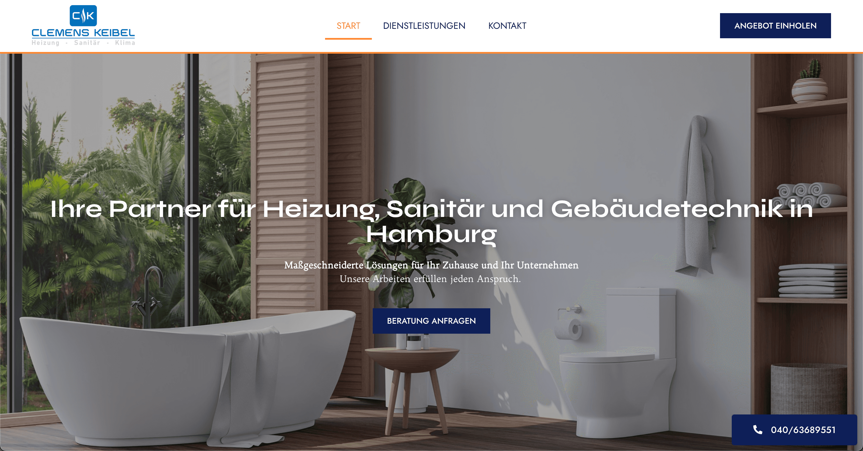 Site internet Keibel Gebäudetechnik — réalisé par Agence Zen