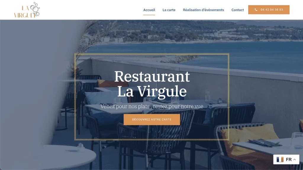 Website La Virgule — built by Agence Zen