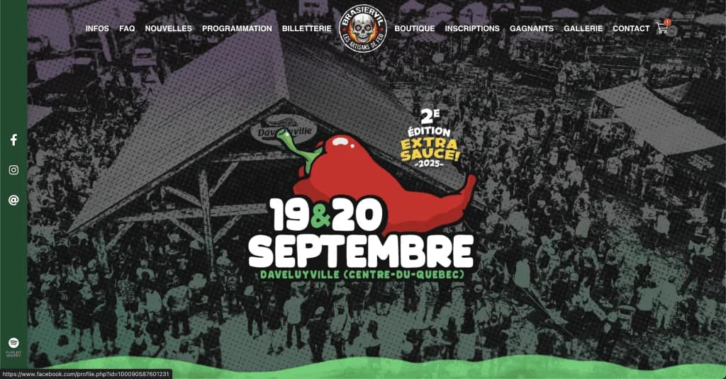 Website Le Brasier Vil — built by Agence Zen