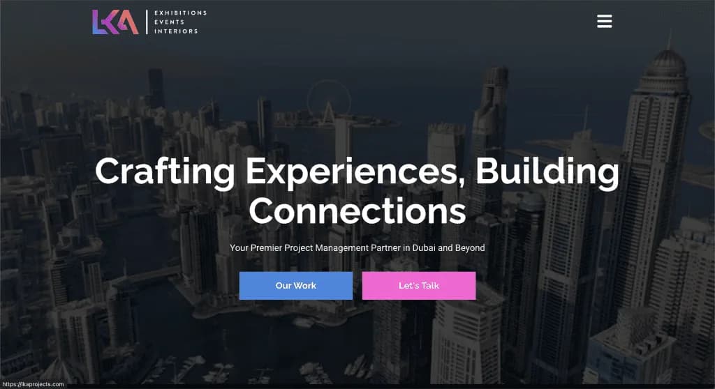 Website LKA Projects — built by Agence Zen