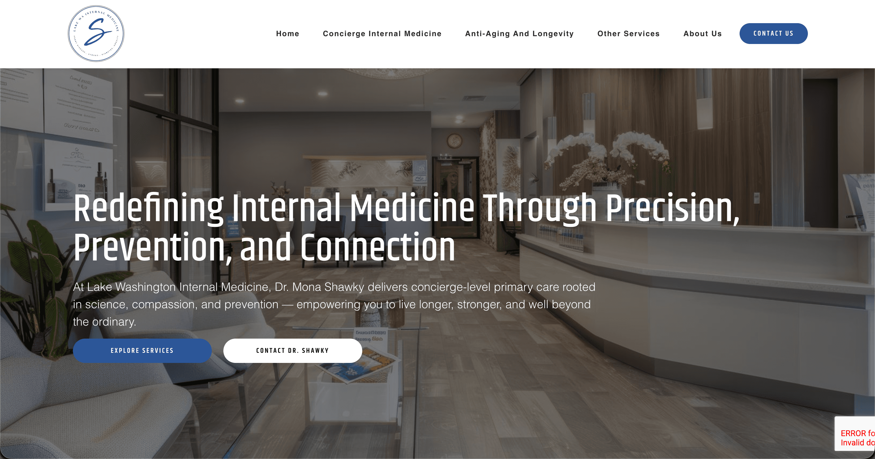 Site internet LWIM Clinic — réalisé par Agence Zen
