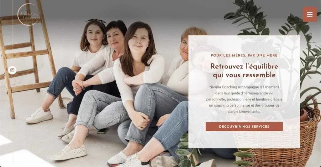 Website Naoma Coaching — built by Agence Zen