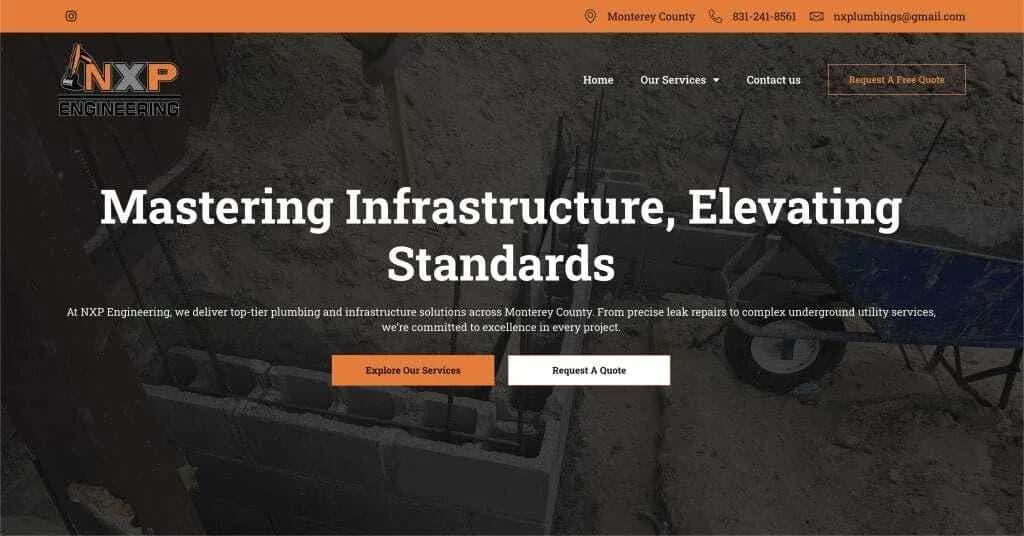 Website NXP Engineering — built by Agence Zen