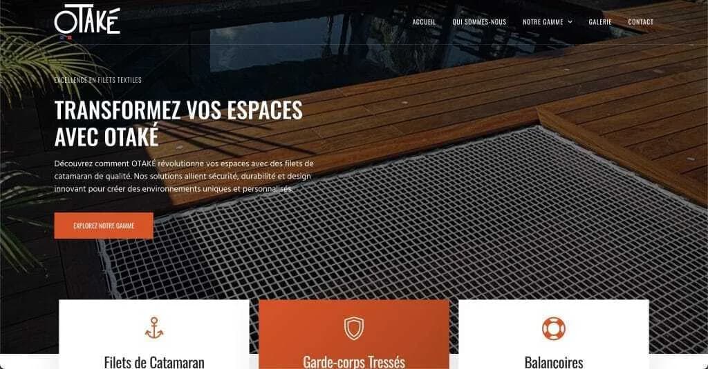 Website OTAKÉ — built by Agence Zen