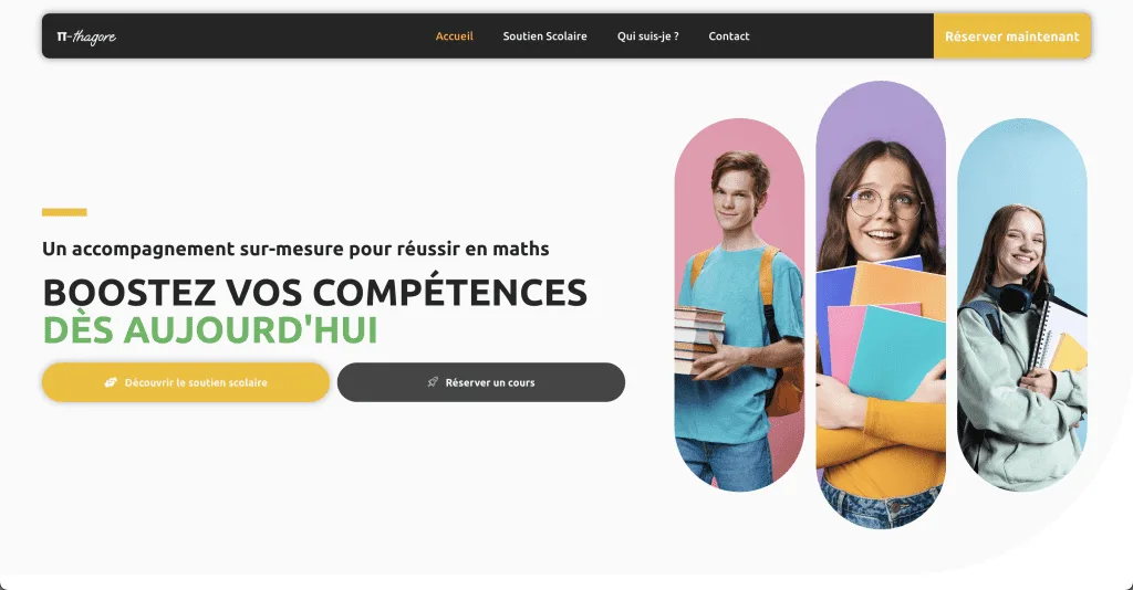 Website Pi-Thagore — built by Agence Zen