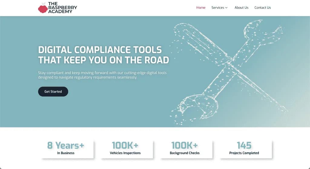 Site internet Raspberry Academy — réalisé par Agence Zen