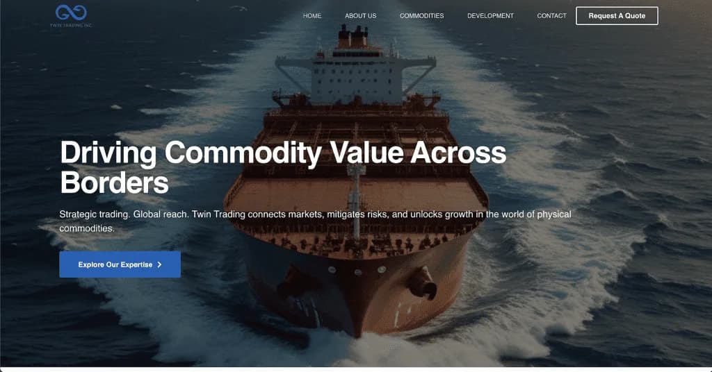 Website Twin Trading — built by Agence Zen